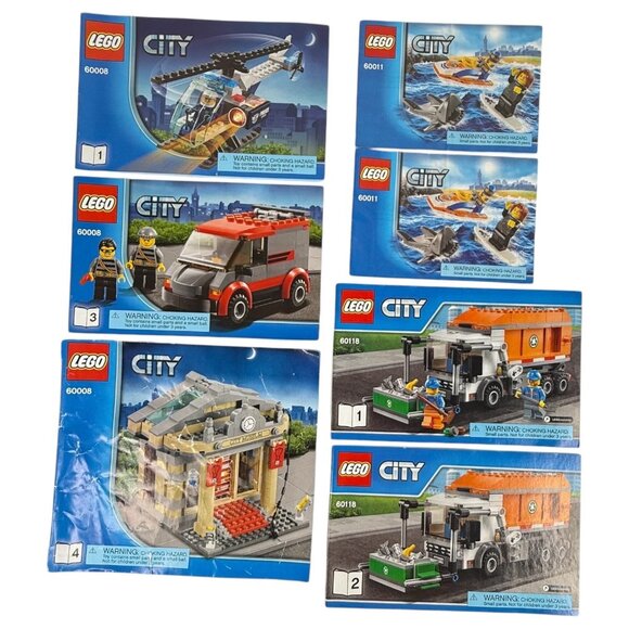 LEGO City Instruction Manuals Lot of 23Mixed Sets Complete & Partial See Detail - Picture 6 of 7